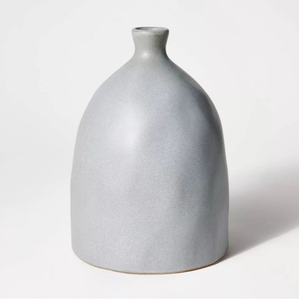 NWT Ceramic Slate Vase Gray - Threshold designed with Studio McGee
